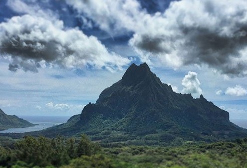 Tahiti - photo by Mark Allen Ironman Triathlon World Champion