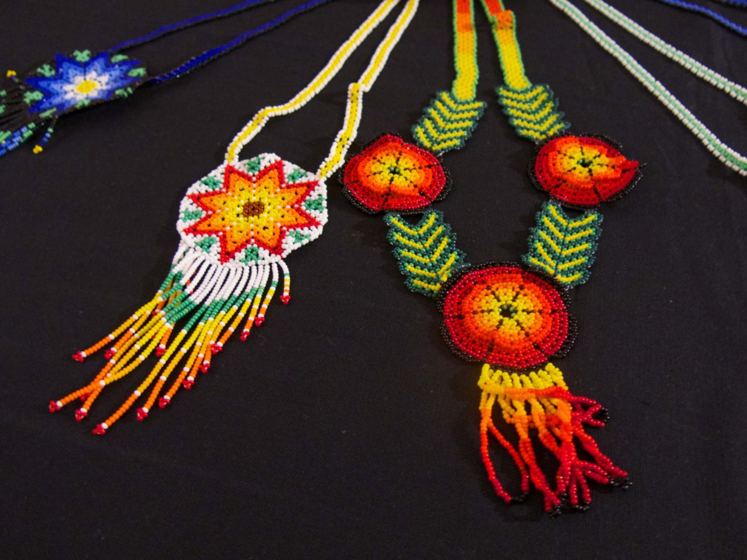 Traditional Huichol bead art - SHAMANISM